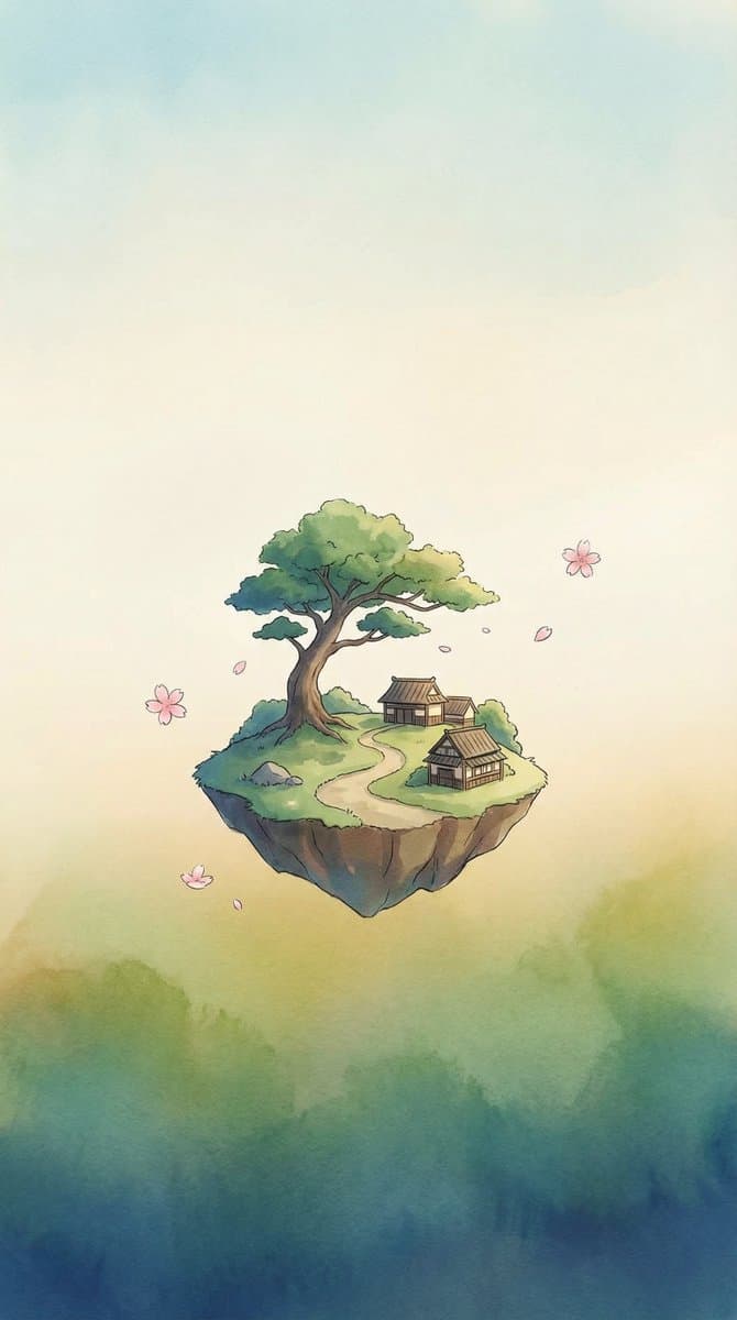 Minimalist Wallpaper Generation Prompt — example 3