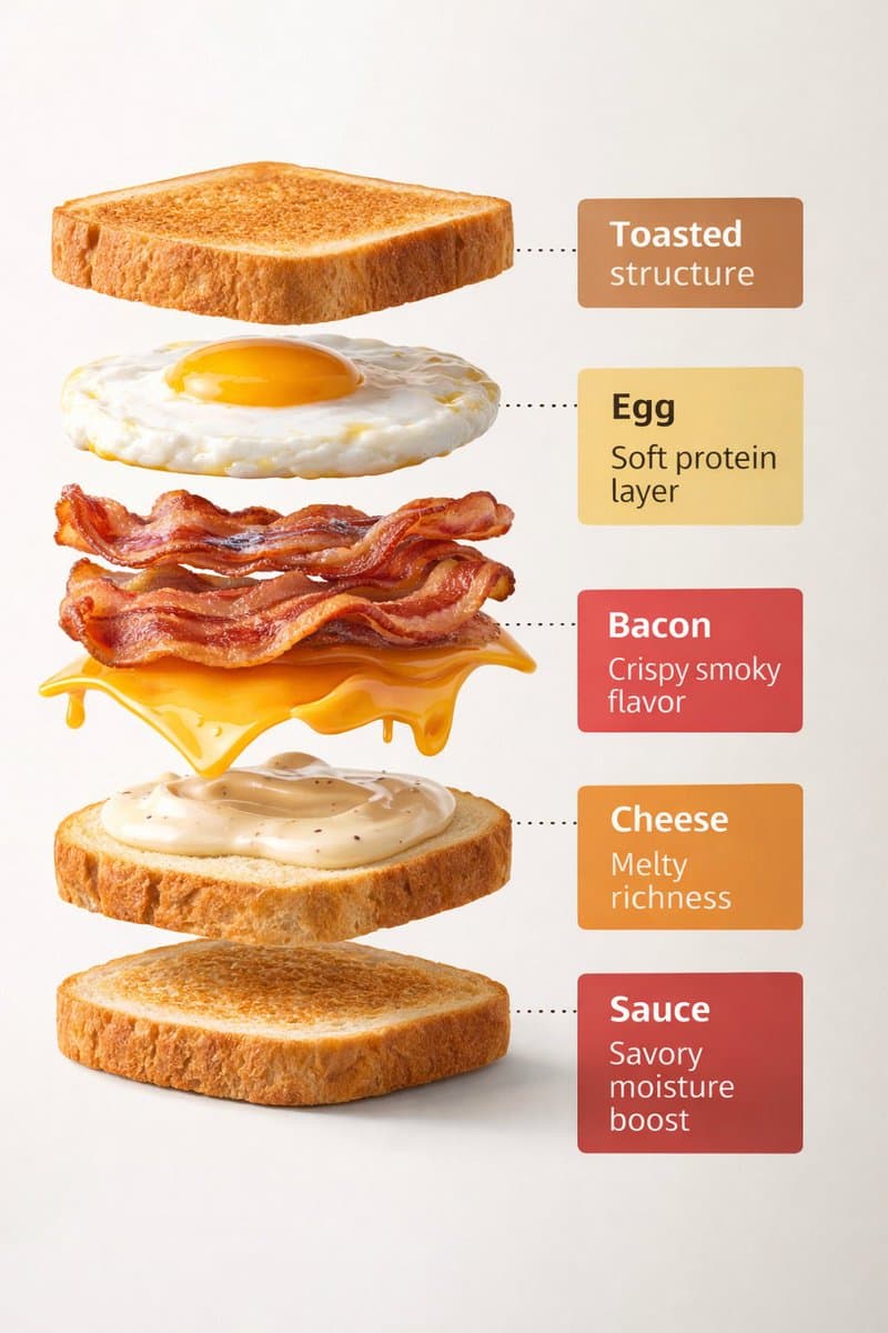 Exploded View Sandwich Animation Prompt — example 1