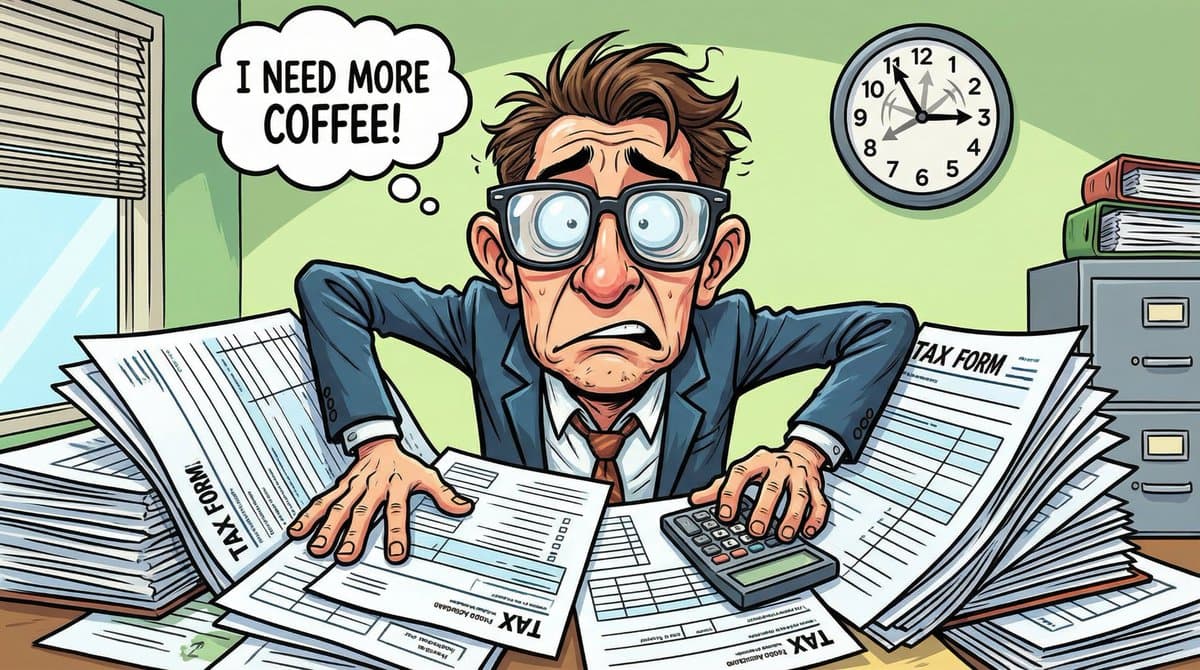 Humorous Caricature of a Professional — example 1