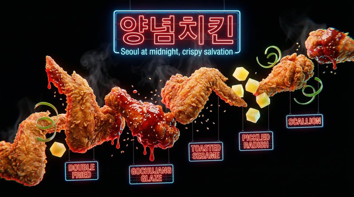 Neon Night Market Food Photography — example 2