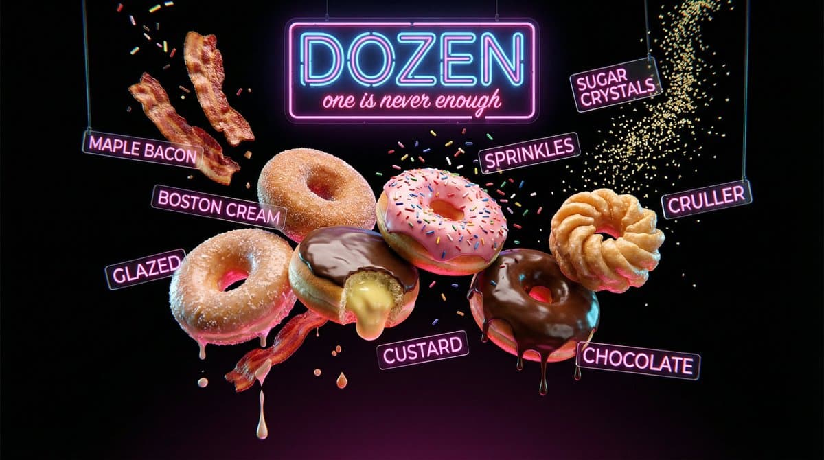 Neon Night Market Food Photography — example 3