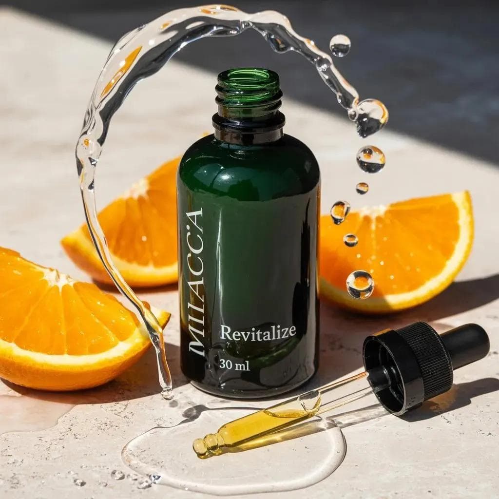 Citrus Skincare Product Macro Photography Prompt — example 1