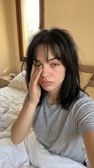 Candid Morning Bedhead Selfie — example 1