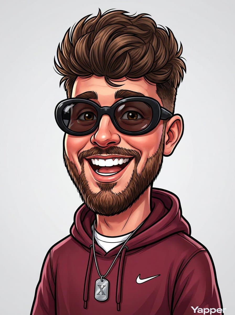 3D Cartoon Caricature Portrait — example 1