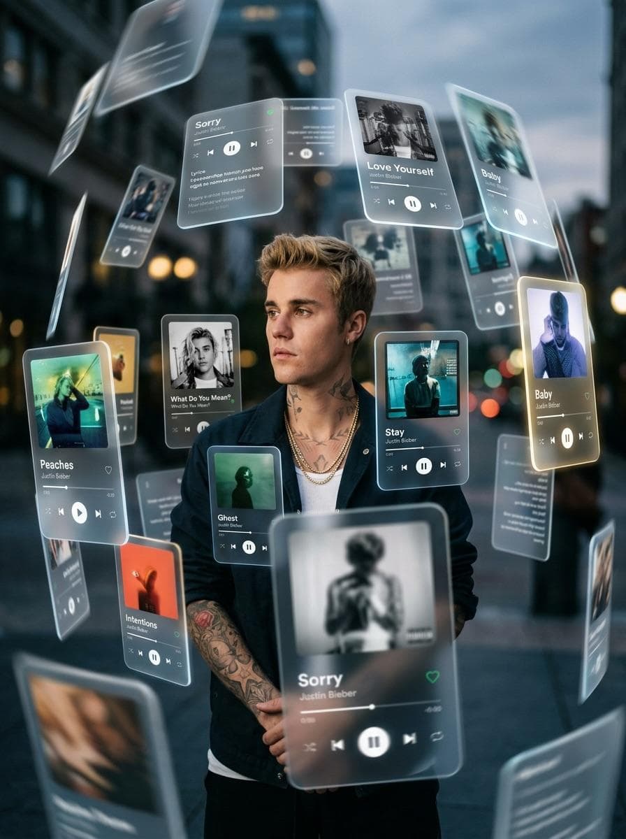Drake with Orbiting Glass Music Interfaces — example 1