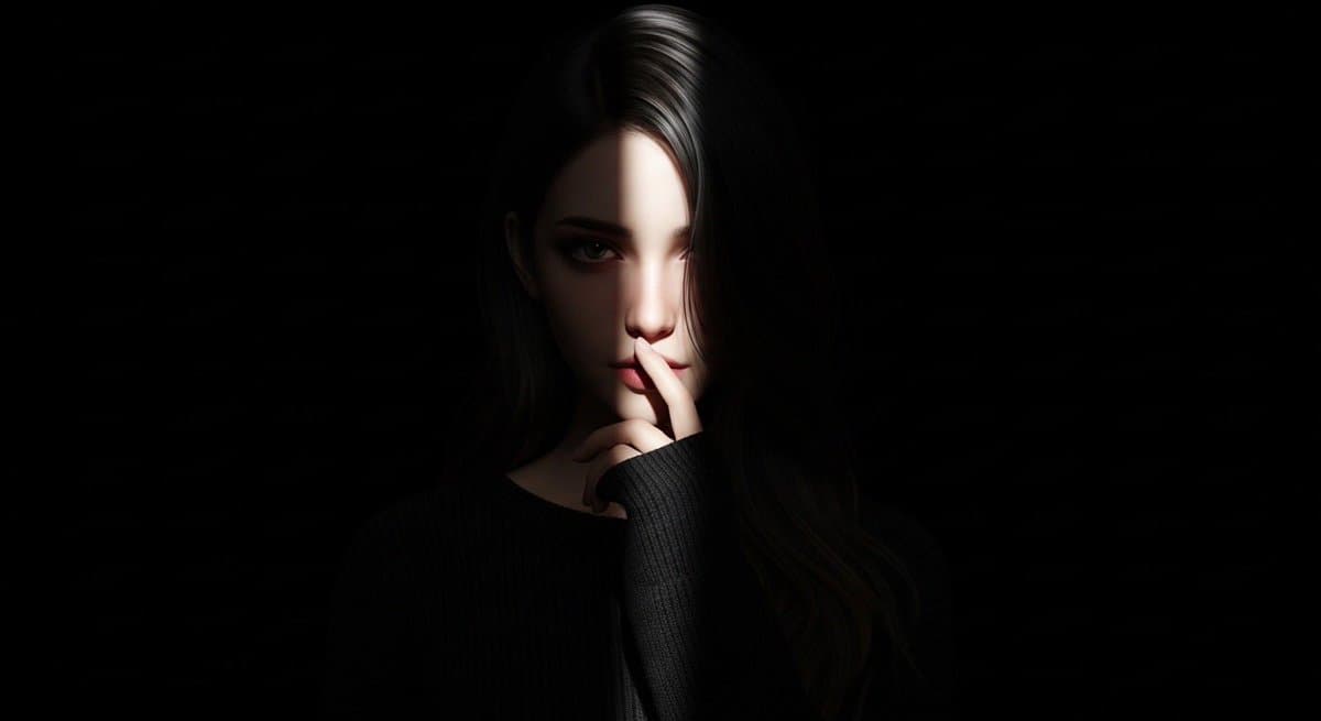 Hyperrealistic Anime Spotlight Portrait Prompt — example 1