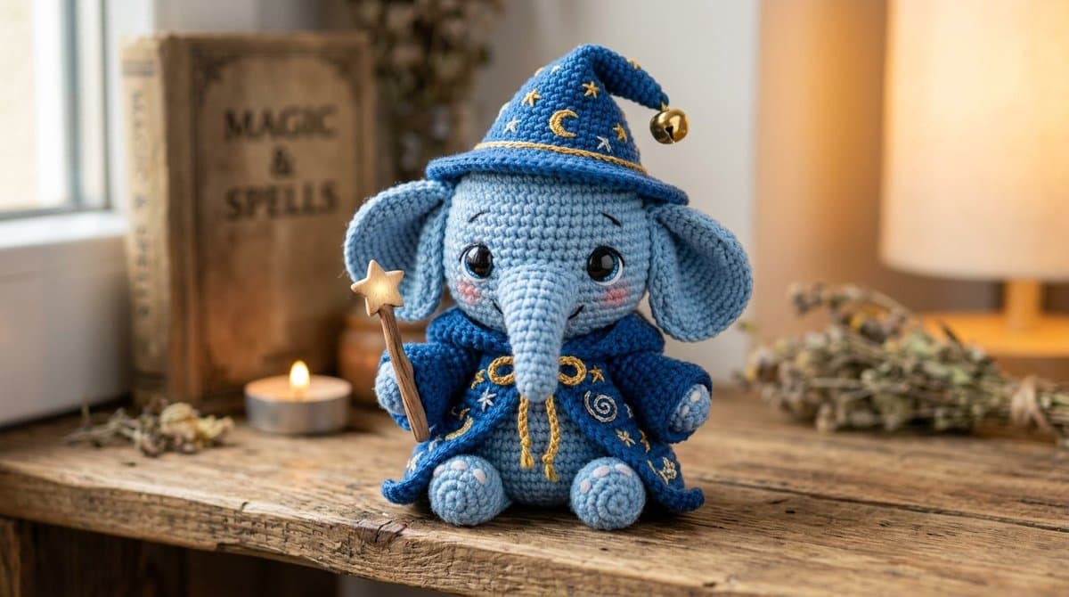 Cute Amigurumi Wizard Plush — example 3