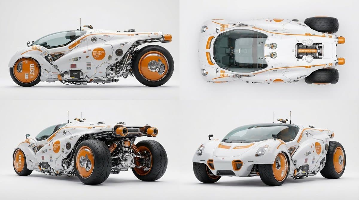 Multi-View Car Sheet — example 1