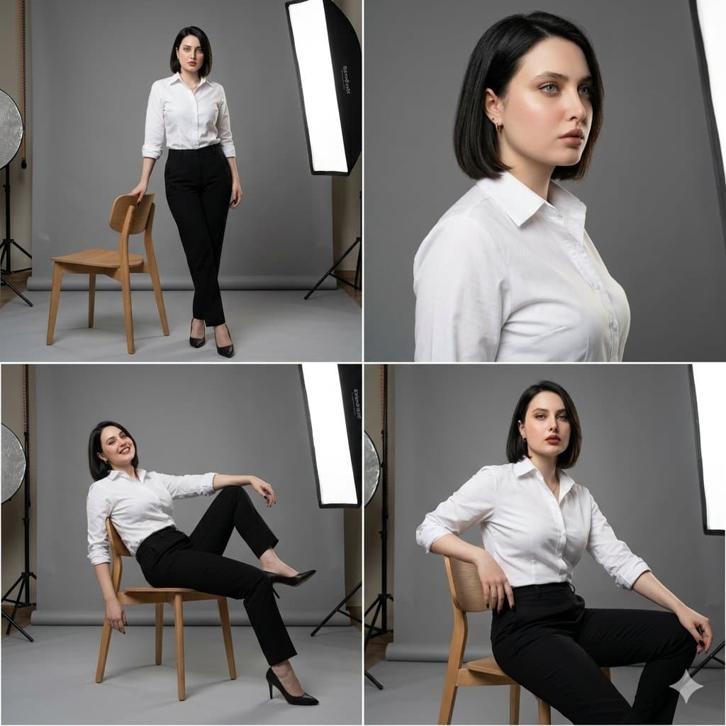 Professional Fashion Collage — example 1