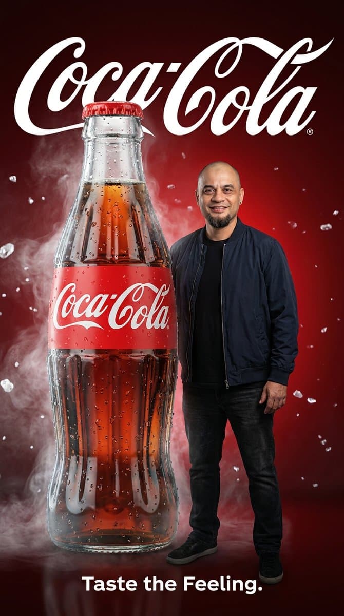 Coca-Cola Advertising Poster — example 1