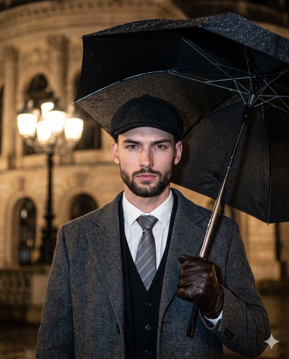 Cinematic Paparazzi Night Portrait — example 1