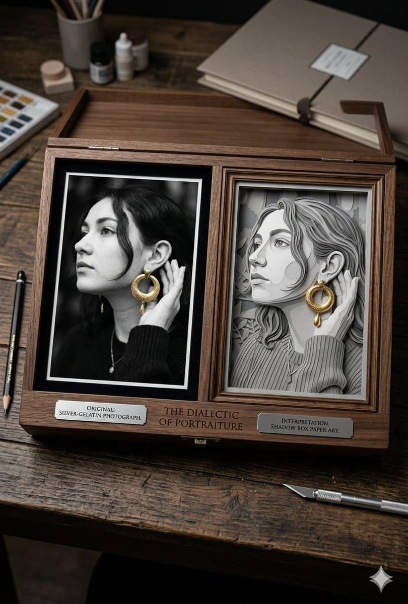 Mixed Media Artist Studio Display — example 1