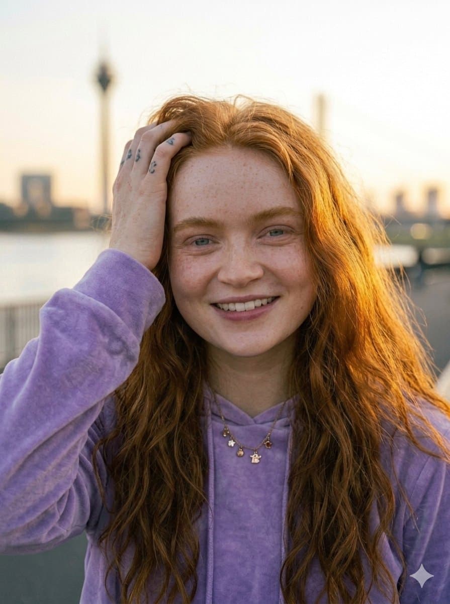 Golden Hour Riverside Portrait — example 1