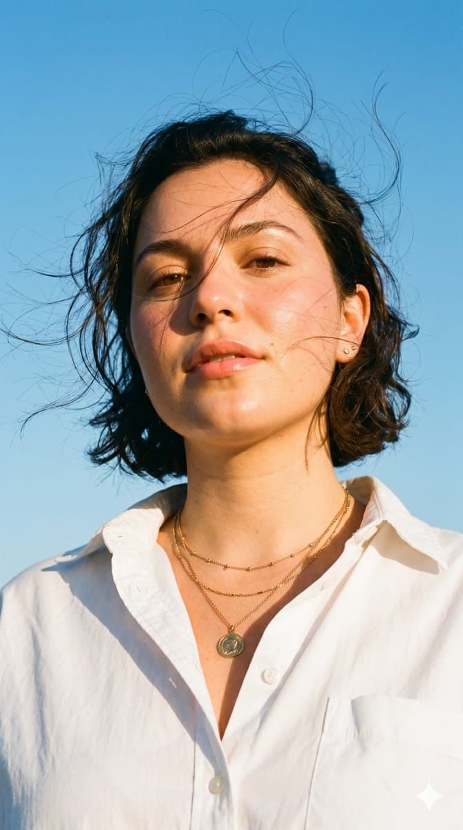 Golden Hour Vintage Film Portrait — example 1