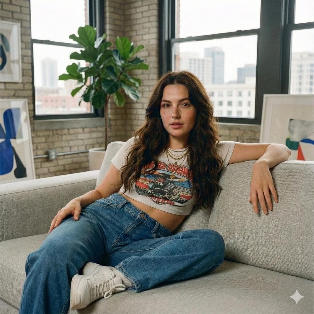 Modern Loft Lifestyle Editorial Portrait Prompt — example 1