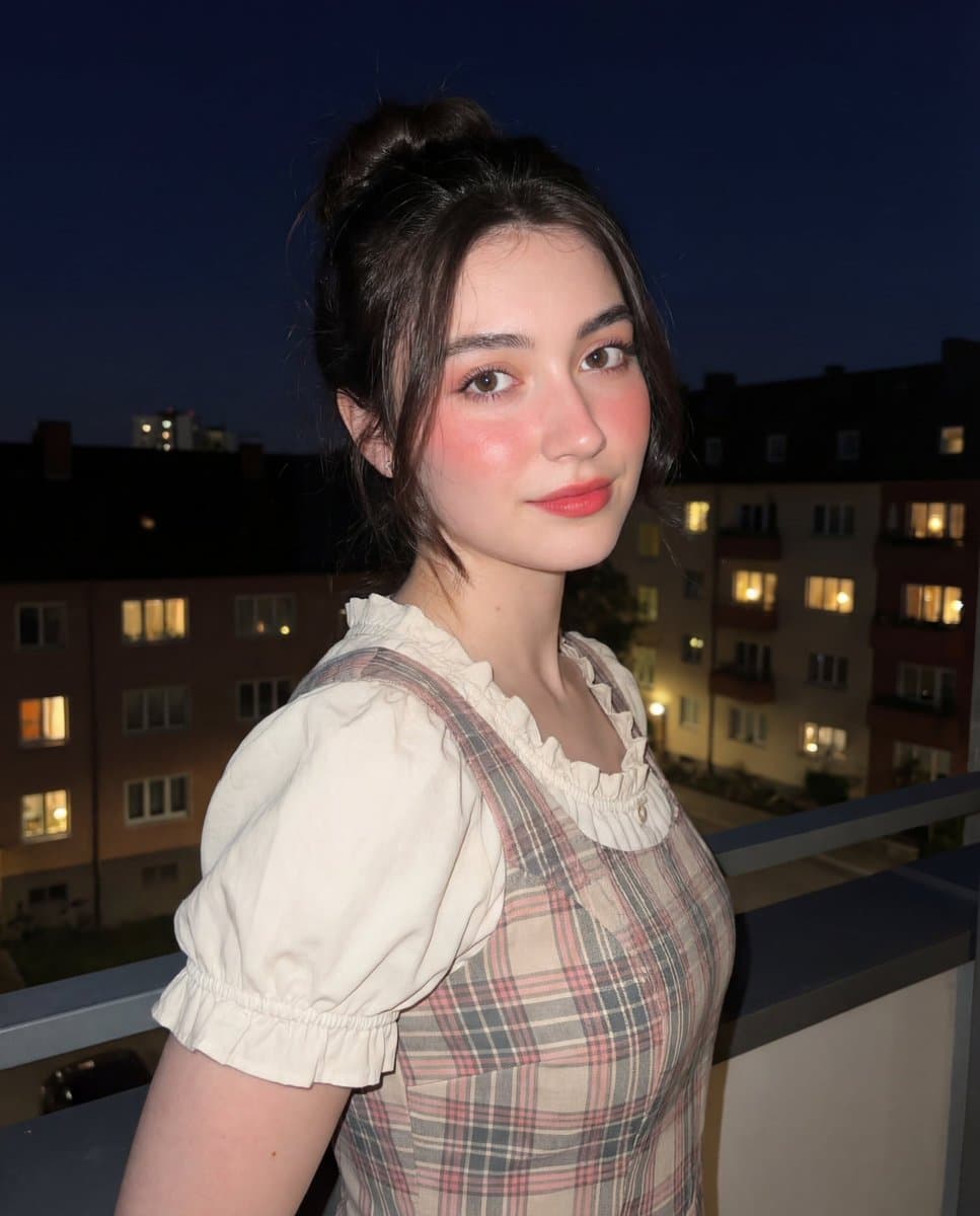 Soft-Glow Night Portrait with On-Camera Flash — example 1
