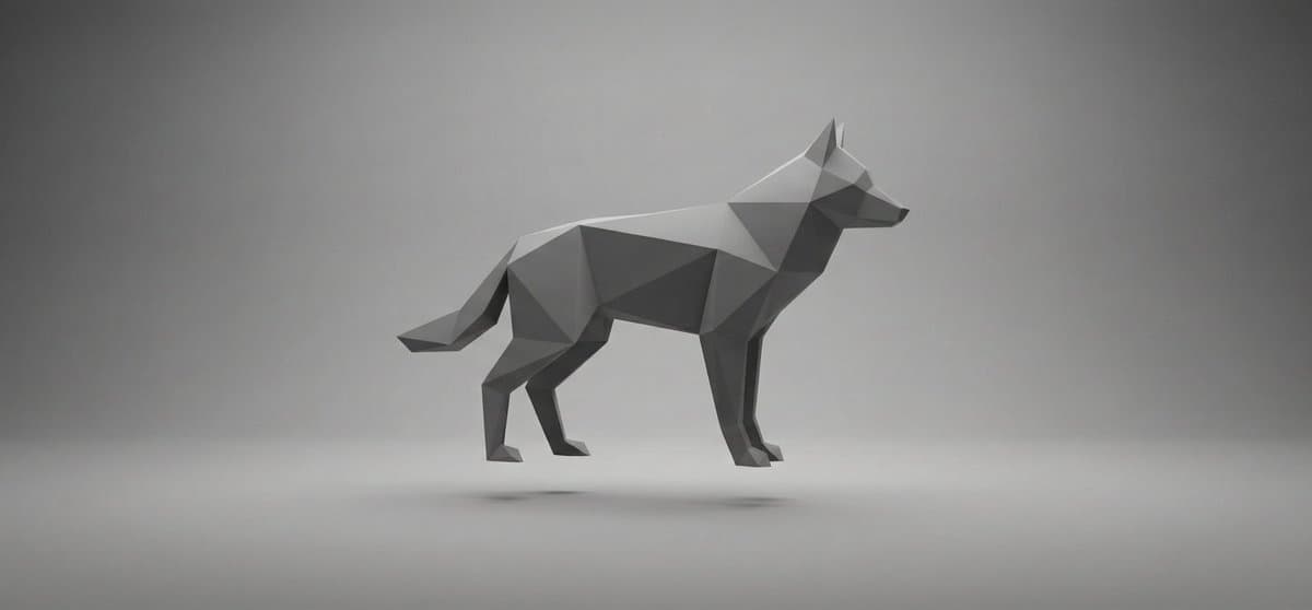Abstract Geometry Portrait in Zen Space — example 1