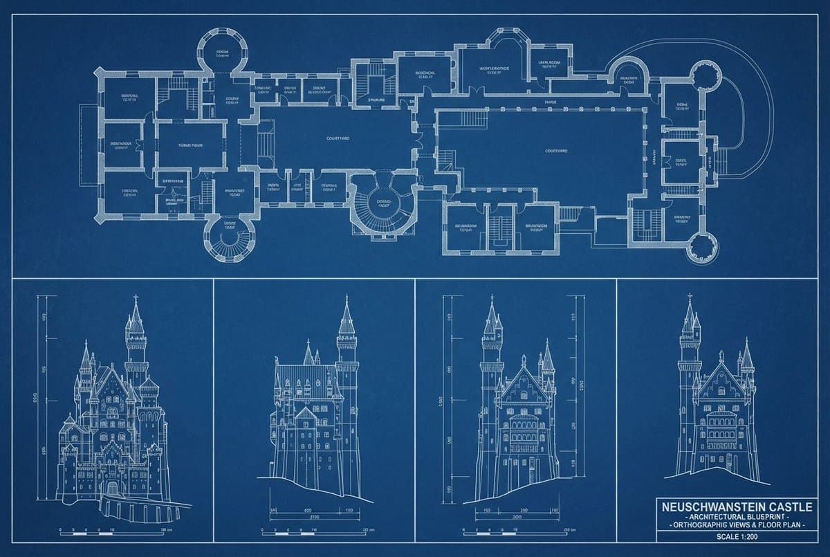 Architectural Blueprint Generation — example 2