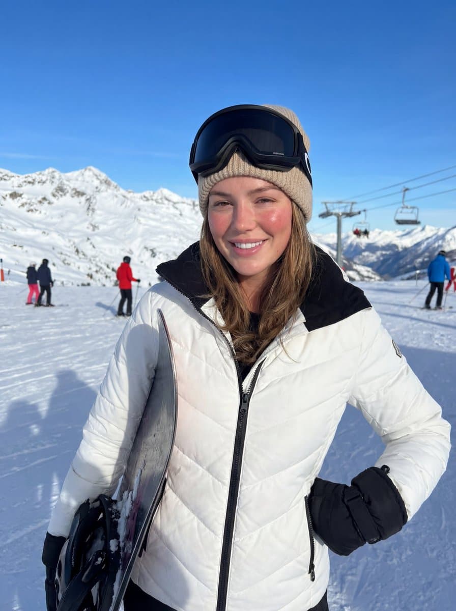 Alpine Ski Portrait with Anatomical Specifications — example 1