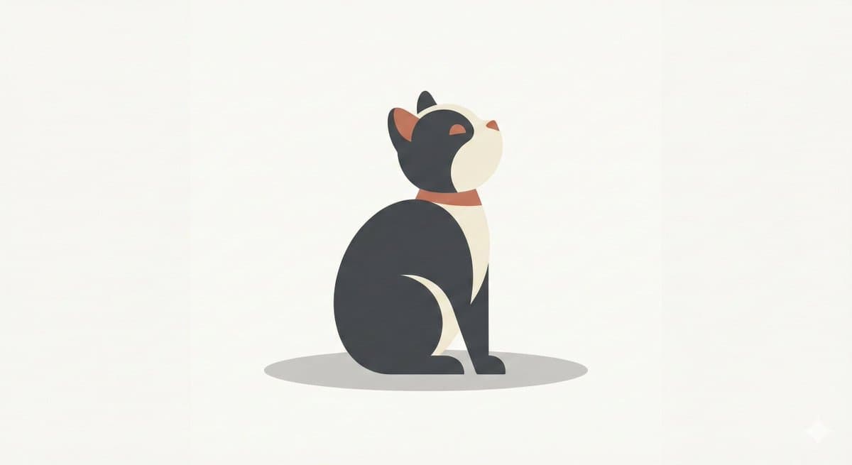 Minimal Flat Geometry Illustration Prompt — example 2