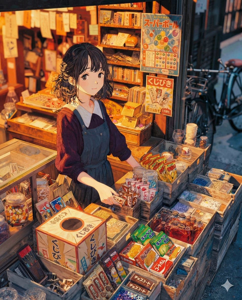 To the Candy Shop Image Generation — example 1