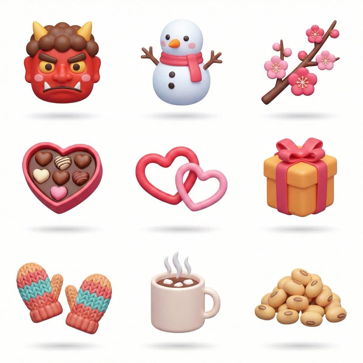 3D Icon Collection Grid Generator — example 2