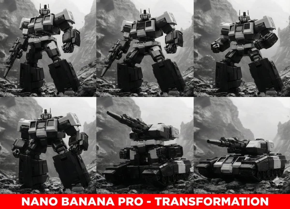 Midjourney Prompt for Transformers — example 1
