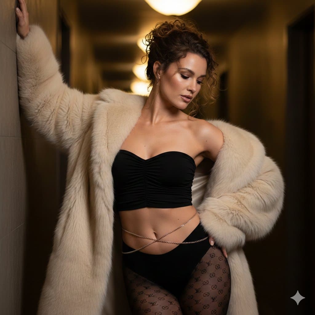 After-Hours Luxury Fashion Portrait with Identity Lock — example 1