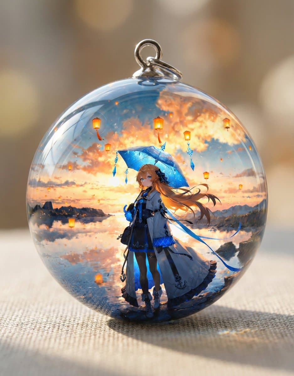 Resin Charm Illustration Prompt — example 4