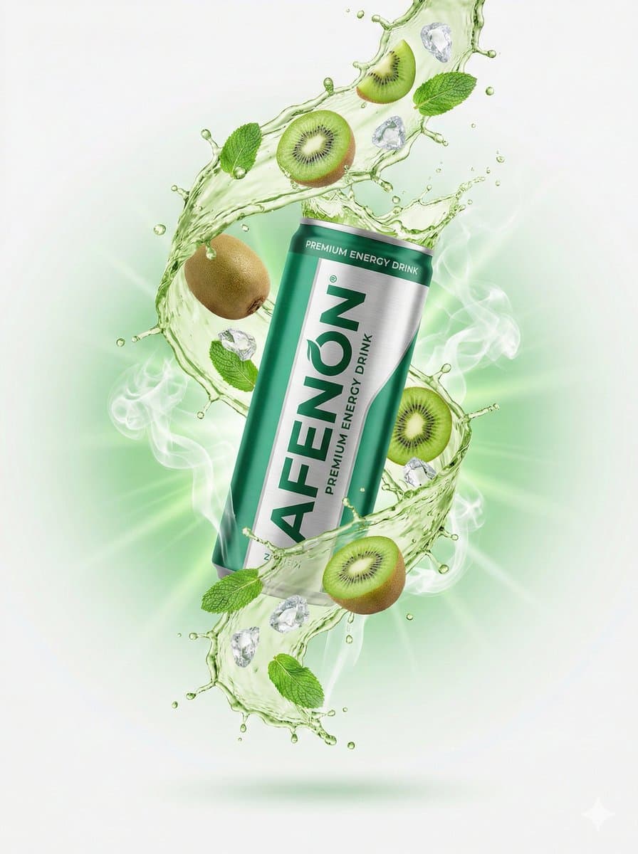 High-End Commercial Product Photography for an Energy Drink — example 1