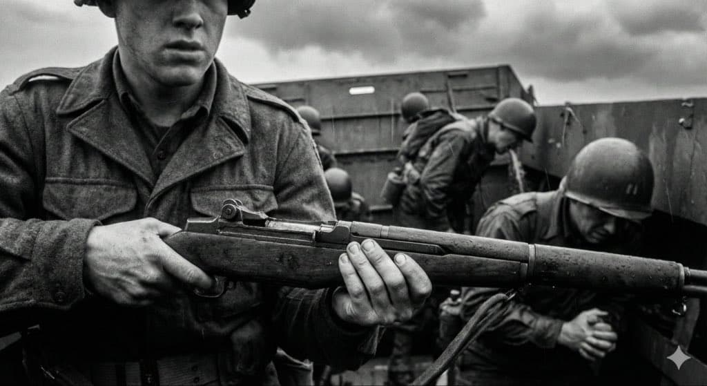 Mid-20th-century war photojournalism style framework — example 1