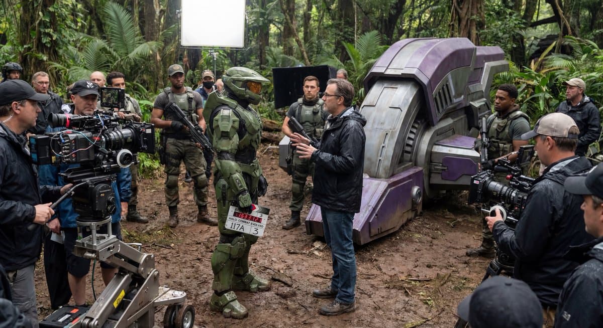Live-action video game BTS scene — example 3