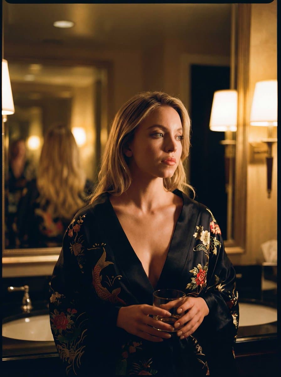 Celebrity Kimono Series in Cinematic Lighting — example 3