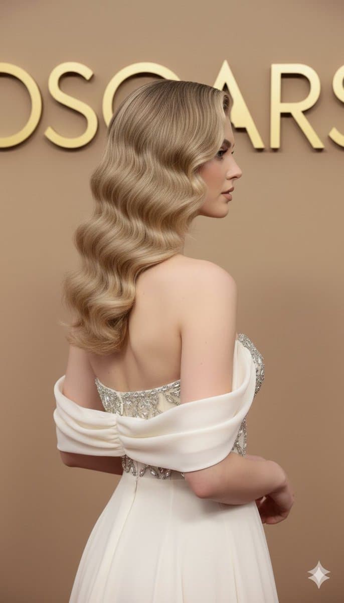 Sydney Sweeney Back View in Embellished Gown — example 2