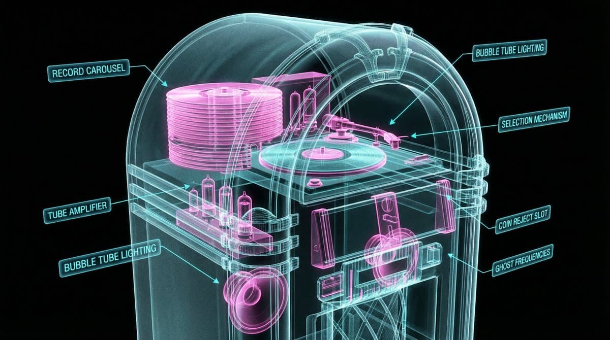 Neon X-Ray Photorealistic Scan — example 2