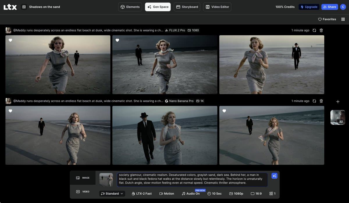Hitchcockian Beach Persecution Scene — example 1