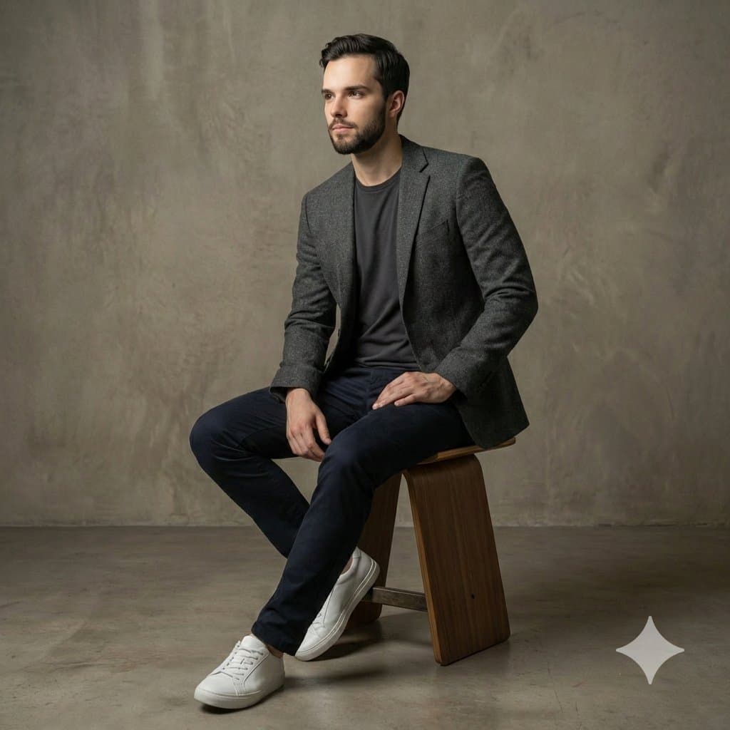 Photorealistic Studio Portrait with Identity Preservation — example 3