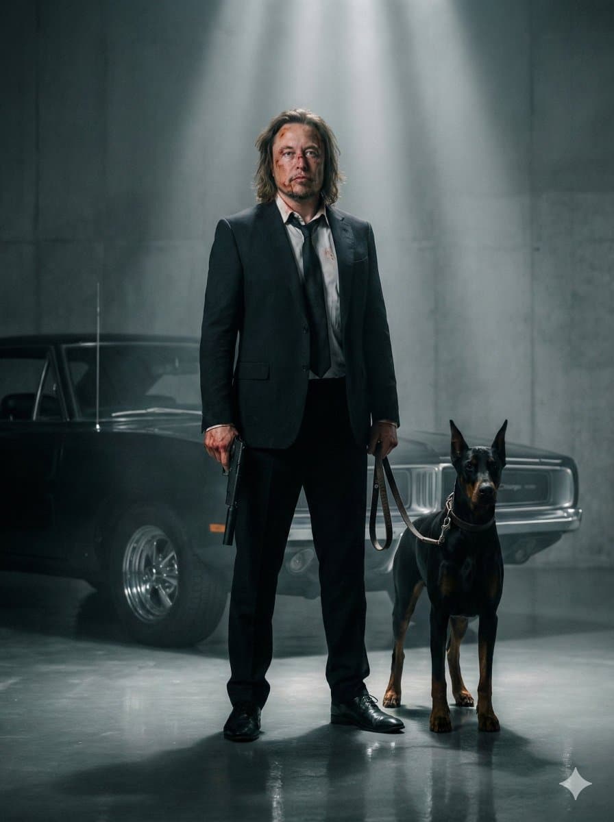 Neo-Noir Hitman Film Still — example 2