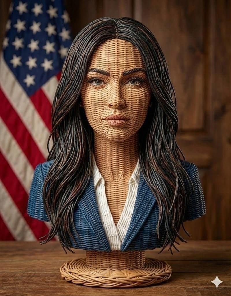 Stylized Wicker Caricature Figurine — example 4