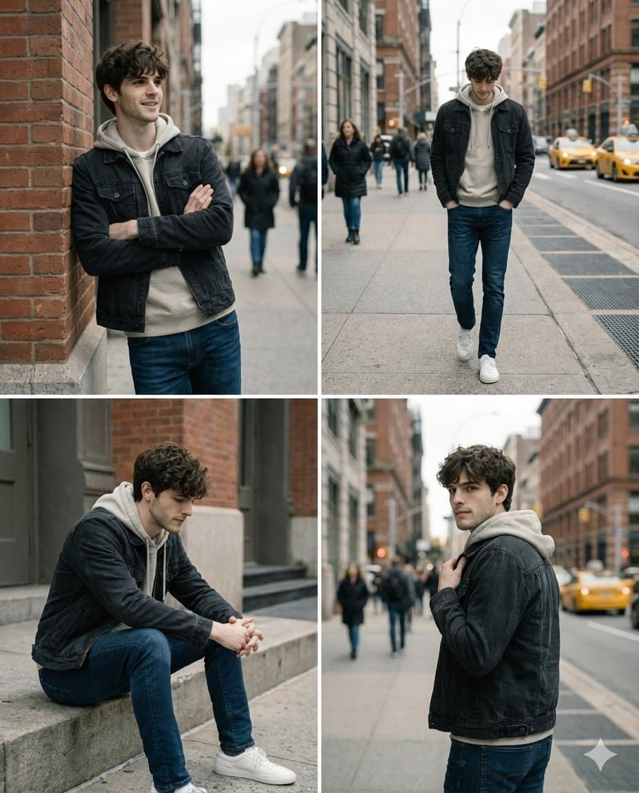 Ultra Realistic Cinematic Urban Portrait — example 1