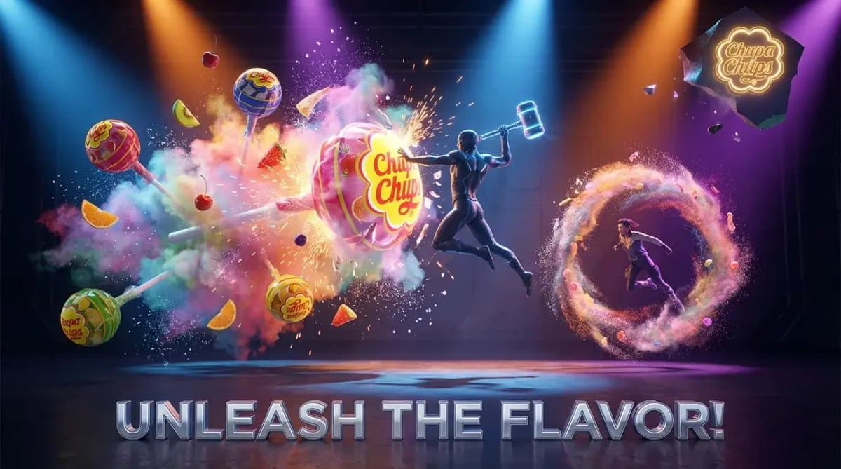 Cinematic 3D Action Advertisement Prompt — example 2