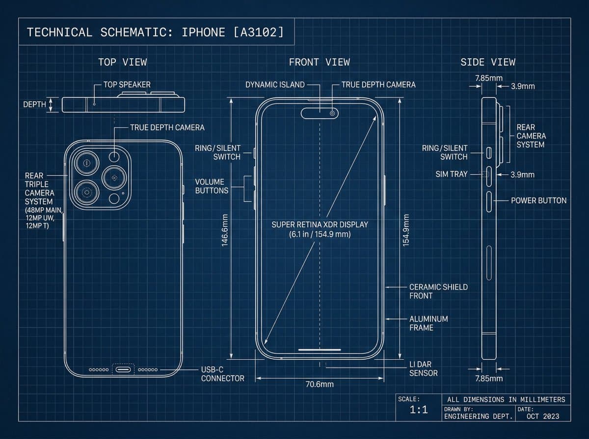 Technical Blueprint Drawing Prompt — example 1