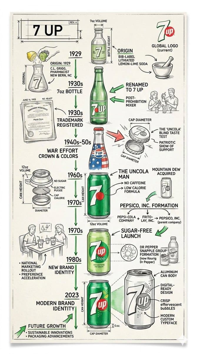 Vintage Blueprint Timeline Infographic Poster Prompt — example 4