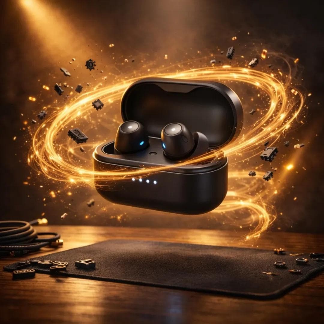 Futuristic Tech Product Advertisement Set — example 3