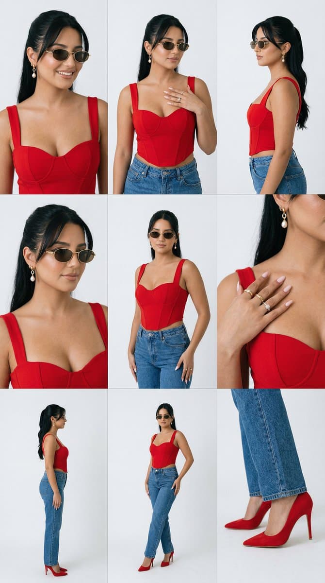 Fashion Editorial Style Transformation (Image-to-Image) — example 1