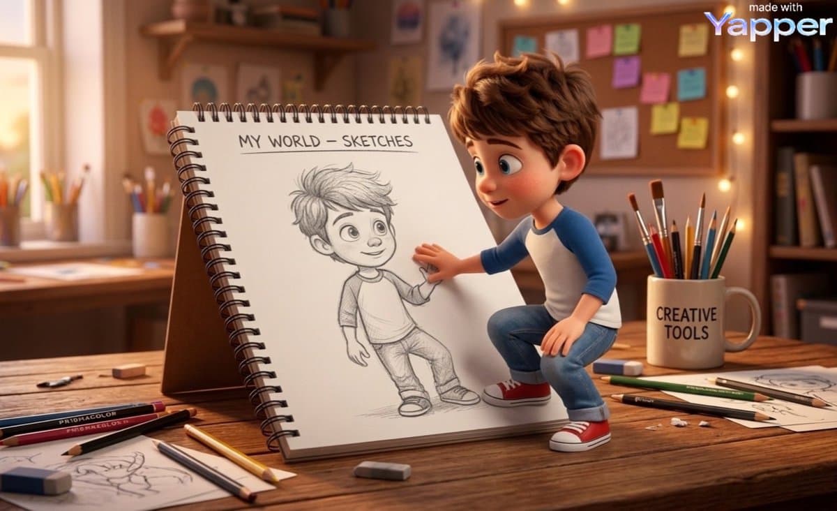 Cinematic 3D Illustration of Imagination Coming to Life — example 2