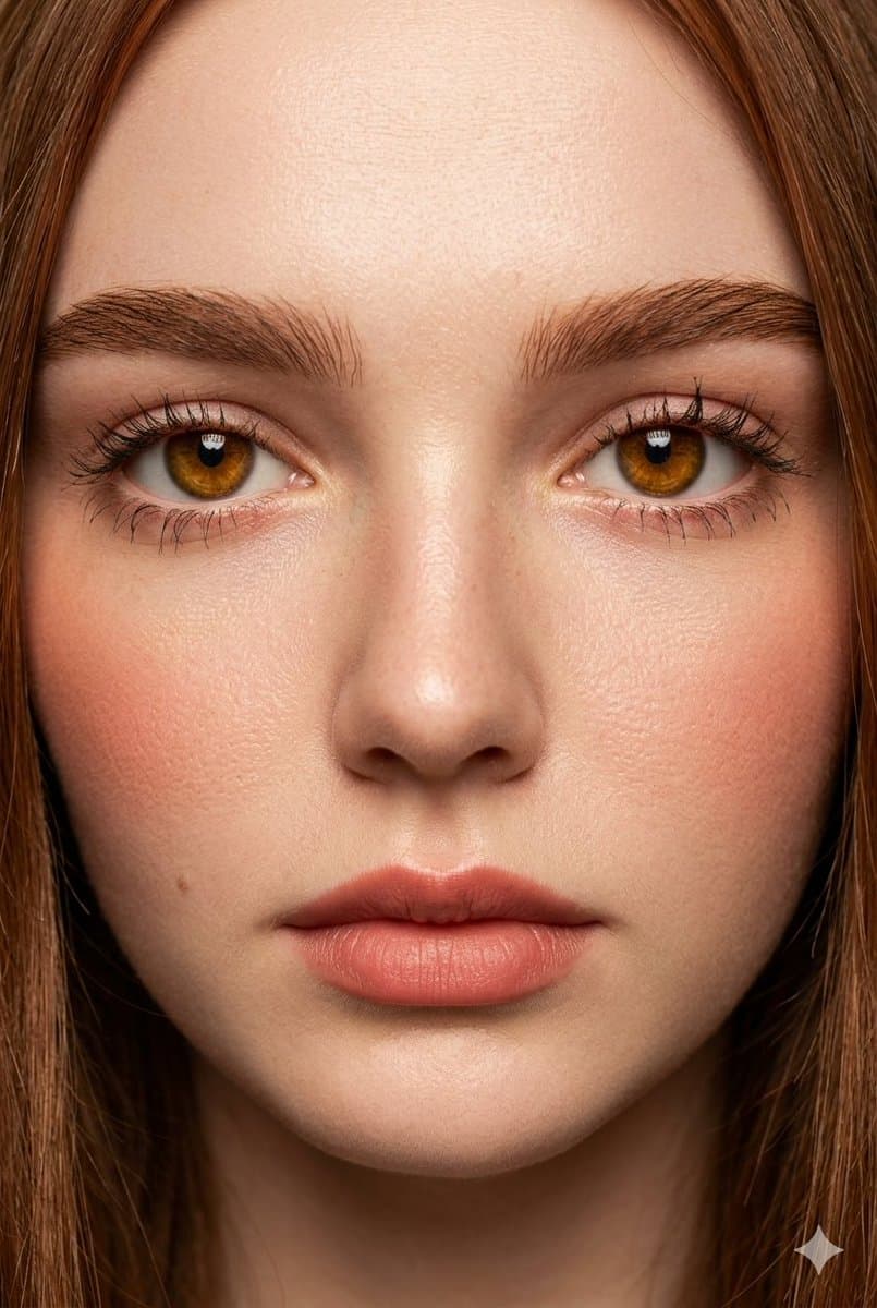 Extreme Close-Up Fashion Beauty Portrait — example 1