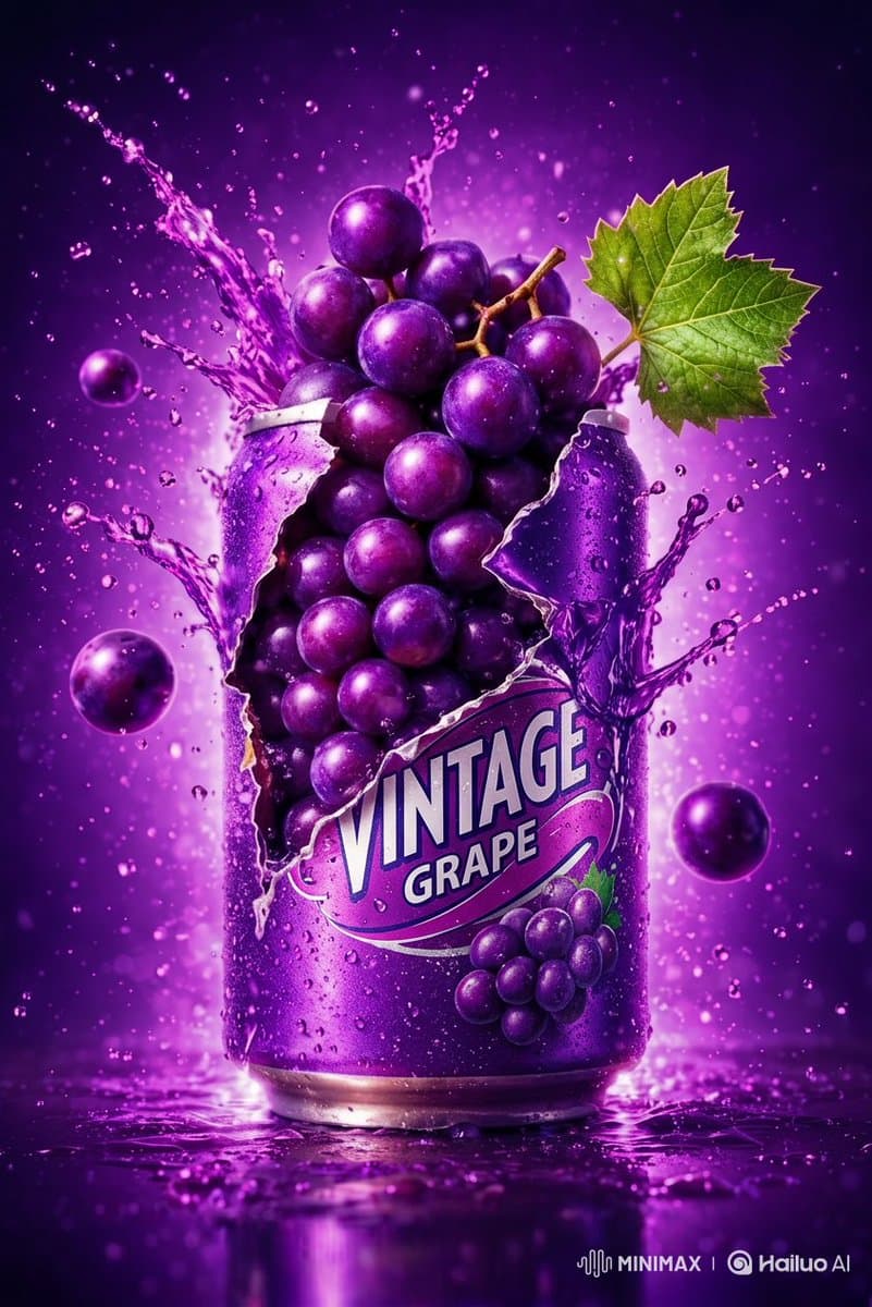 Commercial Product Photography: Soda Splash Series — example 1