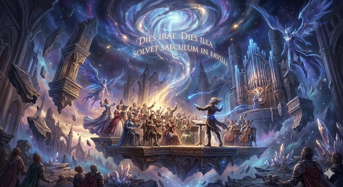 Mozart's Dies Irae Image Generation — example 1