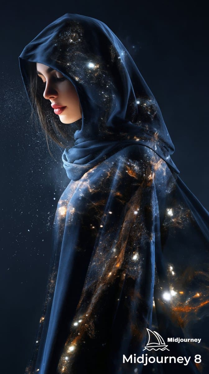 Comparison of Image Models with a Cosmic Woman Prompt — example 1